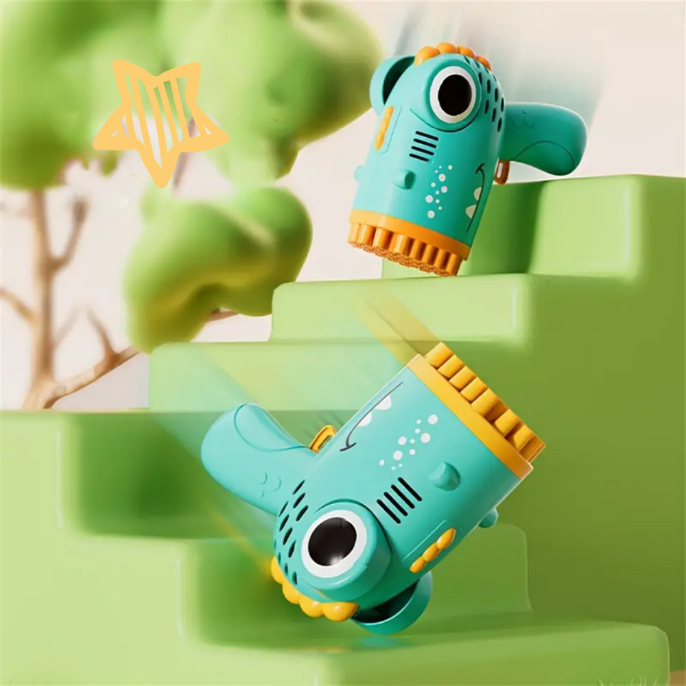 Dino Bellenblaaspistool – 40 Gaten Voor Honderden Bubbels | Speelplezier Voor Kinderen More For Mini