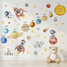Kinderkamer Behang Ruimte – Sterren & Planeten Muurdecoratie | Veilig & Makkelijk Aanbrengen More For Mini
