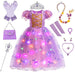 Lichtgevende Prinsessenjurk voor Kinderen – Zeemeermin Thema & Complete Accessoires | MagicWave More For Mini