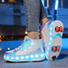 GlowSkate LED Rullskridsko Sneakers med Vingar – Flickor | Stl. 29-37 More For Mini