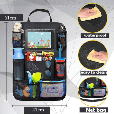 Auto Organizer Achterbank Kind – Met Tablethouder & Vakken | RideWell More For Mini