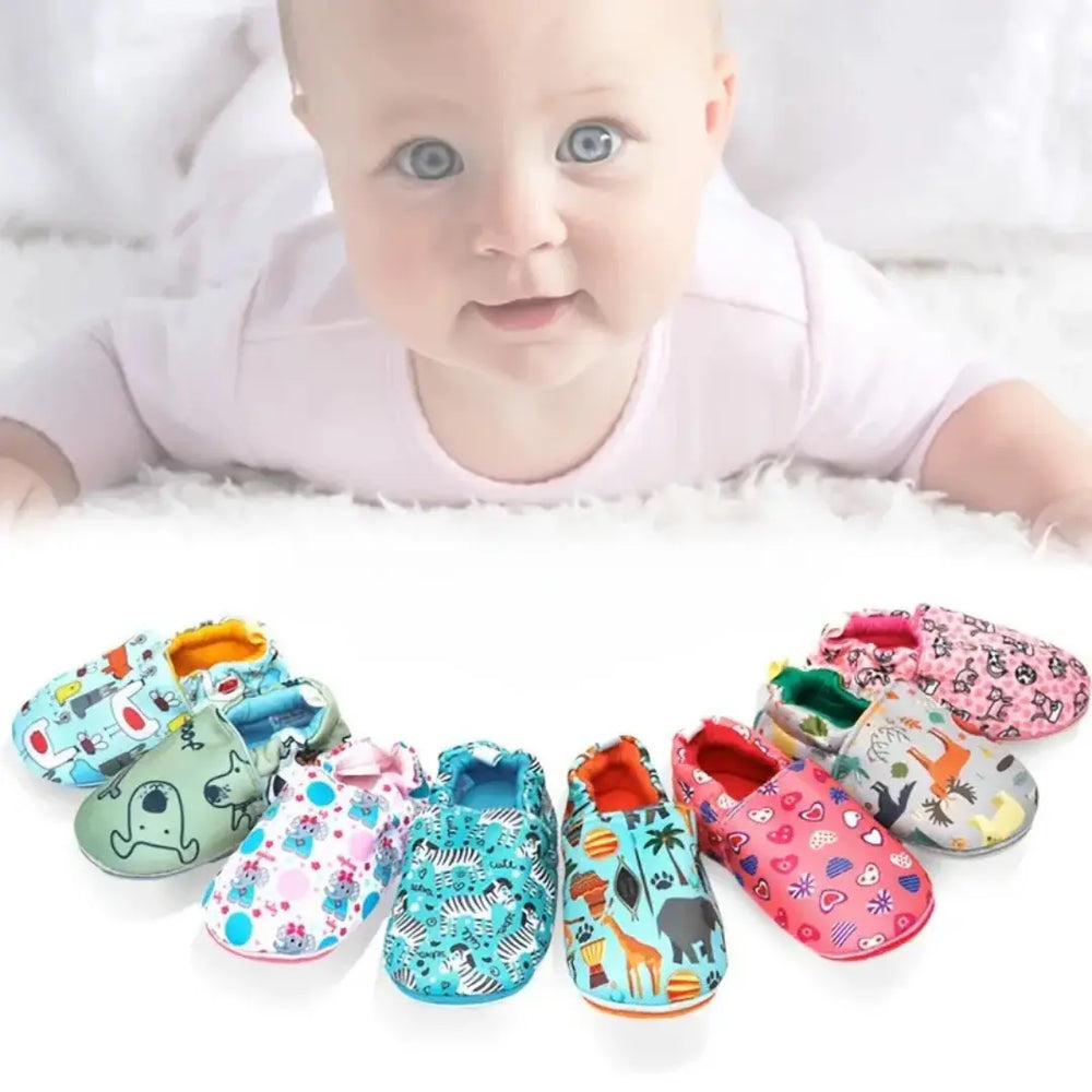 Baby Slip-in Tofflor med Halkskydd | Lättviktiga & Andas för Säker Gång More For Mini