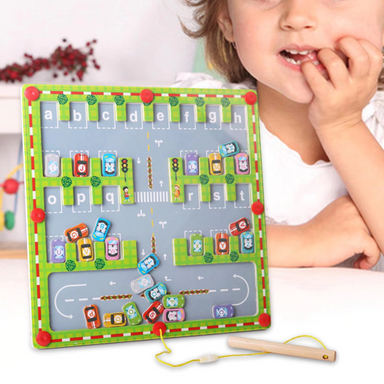 Magnetisch Alfabet Speelbord – Leerletters & Motoriek | Educatief Montessori Speelgoed 3+ More For Mini
