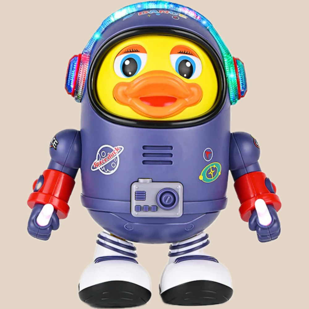 Astronautanka – Pedagogisk Leksak för Baby, Gul/Blå, BPA-fri, Från 6 Månader More For Mini