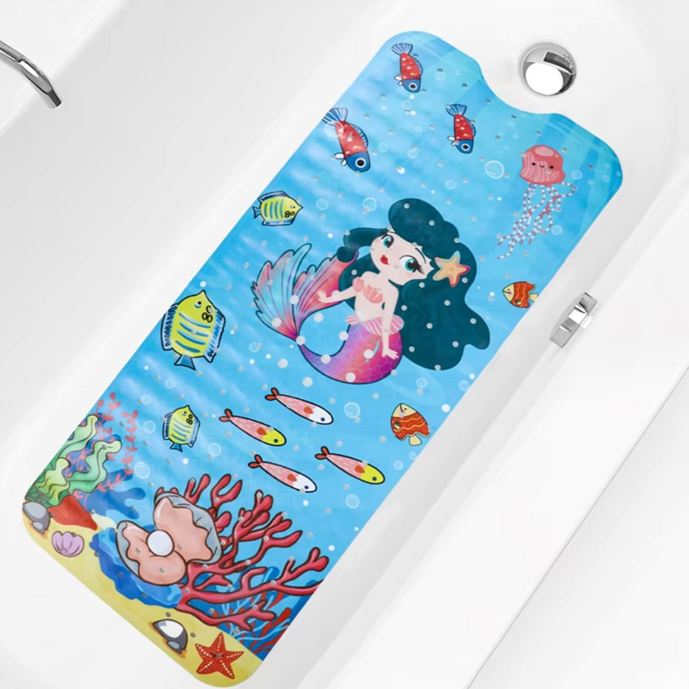 Antislip Zeemeermin Badmat voor Kinderen – Veilig & Leuk Badderen | AquaKind More For Mini