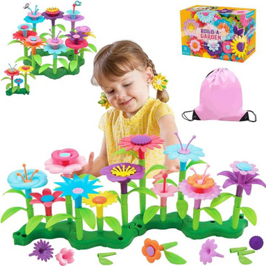 Montessori Bloementuin Speelset – Creatief Educatief Speelgoed vanaf 3 Jaar More For Mini