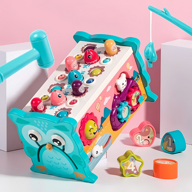 Montessori Hamerbord van Hout – Educatief Speelgoed voor Peuters (2-5 jaar) More For Mini