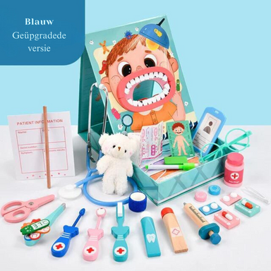 Dr. Dentist Speelset – Educatief Rollenspel voor Kinderen met Tandartsinstrumenten More For Mini