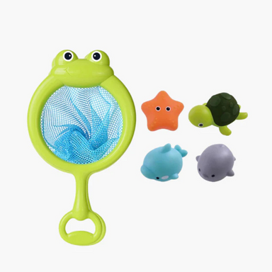 Ljusande Badleksak för Barn – Fisknät & LED Vattenkreatur – Magisk Lekglädje i Badet eller Poolen More For Mini