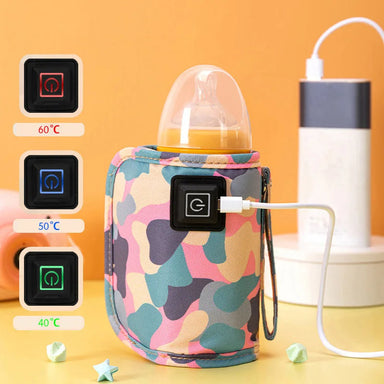 Draagbare Babyflessenwarmer – Warm Melk Onderweg in Minuten | USB & Type-C Aansluiting More For Mini