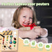 Interactief Houten Speelpaneel voor Peuters – Educatief & Veilig Ontdekken More For Mini