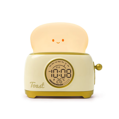 GlowToon Kinderwekker met Nachtlampje – Oplaadbaar LED Licht & Alarm voor Kinderkamer More For Mini