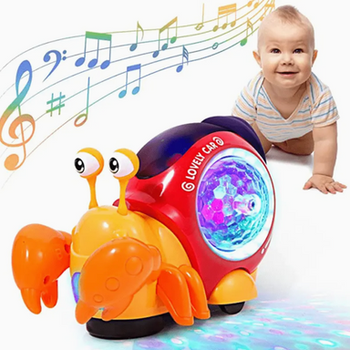 Interactieve Muzikale Slak voor Baby’s | CrawlBuddy Kruiptrainer & LED Speelgoed More For Mini