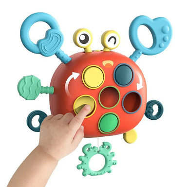 CleverCrabby™ Interaktiv leksak för småbarn – Stimulerar motorik och kognition med den glada krabban More For Mini