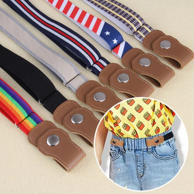 StretchFit Elastische Kinderriem – Comfortabel & Verstelbaar voor Actieve Kinderen | Geen Gespen, Perfecte Pasvorm More For Mini
