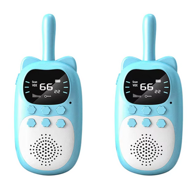 Uppladdningsbara Walkie Talkies för Barn – Räckvidd 3 km | Lek & Utforska Tillsammans More For Mini