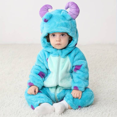 KleinWild Baby Peuter Kind Jumpsuit Dierenthema – Zacht, Veilig & Perfect Cadeau More For Mini