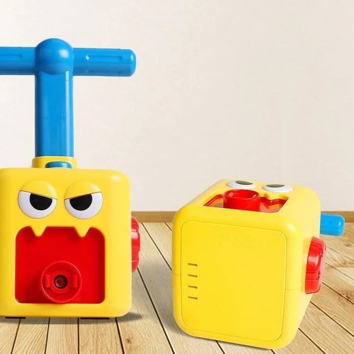 TurboPop Luftdriven Leksaksbil – Pedagogisk och Snabb Leksak för Barn från 2 år+ More For Mini
