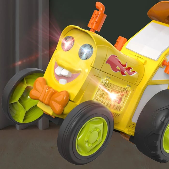 TurboTwist Stuntbil – Radiostyrd med Lichteffekter & Musik – 360° Flips och Dansande Rörelser More For Mini
