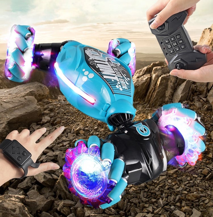 Stuntauto met Handbesturing – 360° Flips & 4WD | Voor Jongens 6-14 Jaar – GravityRider X16 More For Mini