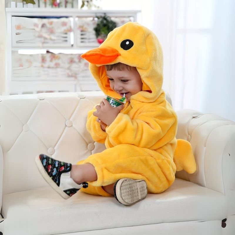 KleinWild Baby Peuter Kind Jumpsuit Dierenthema – Zacht, Veilig & Perfect Cadeau More For Mini