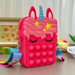 SparkleUnicorn Pop-it Rugtas – Magische Eenhoorn Tas voor Kinderen | Stressverlichtend & Speels More For Mini