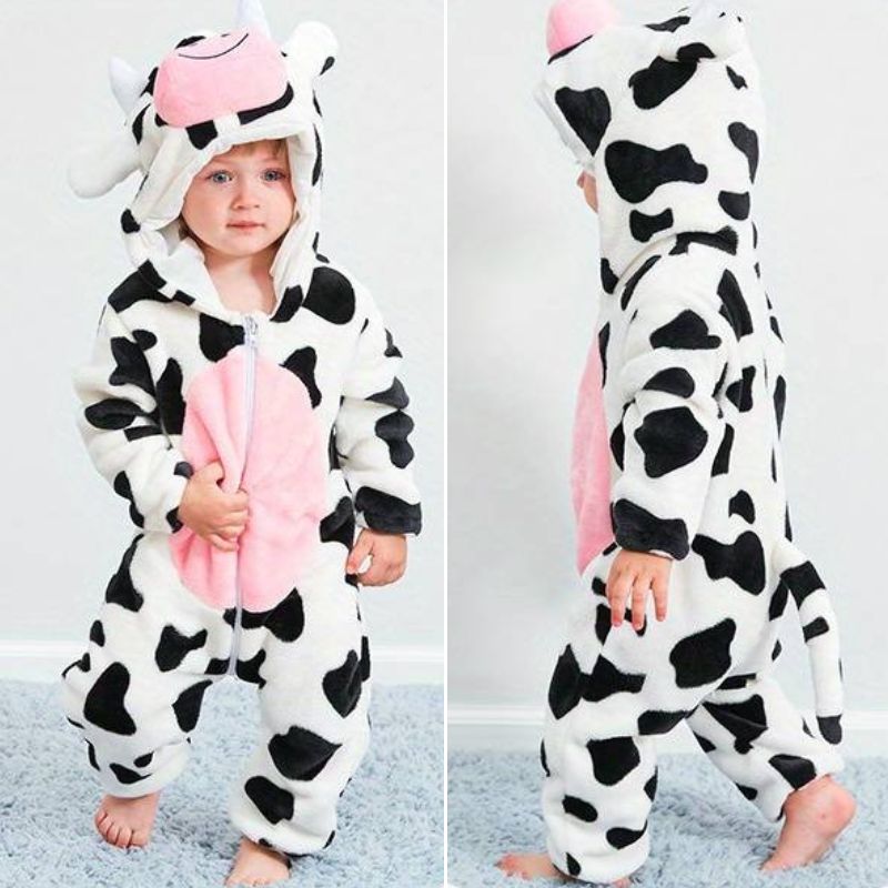 KleinWild Baby Peuter Kind Jumpsuit Dierenthema – Zacht, Veilig & Perfect Cadeau More For Mini