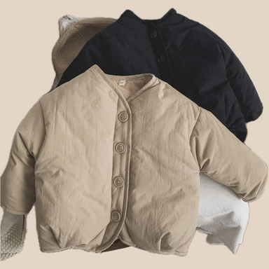 Jacka – Ula Unisex, Svart/Brun, Polyester, Storlek 1–7 år More For Mini