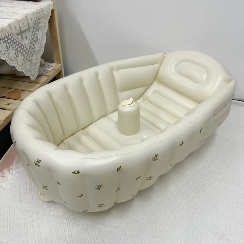 Opblaasbare Babybadkuip 0-3 Jaar – Veilig & Compact Reismodel voor Thuis of Vakantie More For Mini