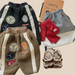 Teddy Joggingbyxa – SnugTrail Unisex, Brun/Grå, Bomull, Storlek 0–6 år More For Mini