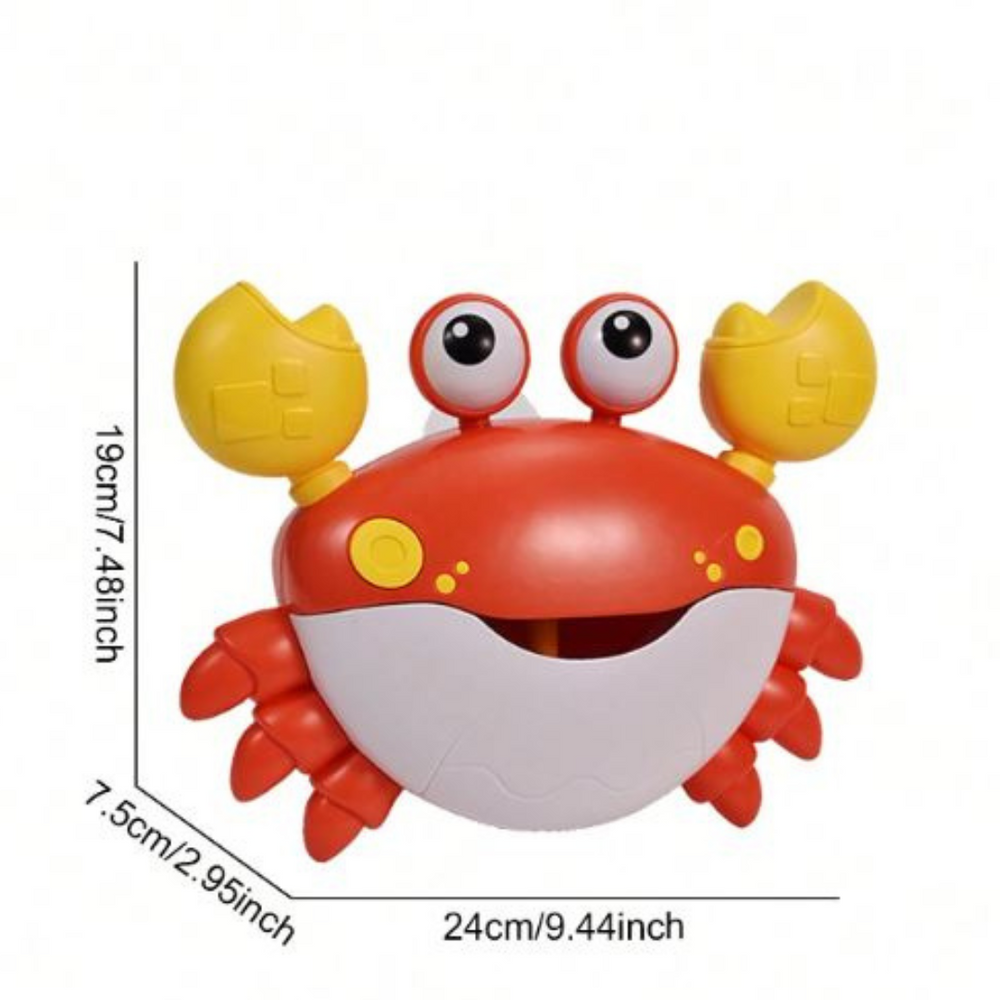 Bubbelkrabba Badleksak – Rolig & Säker Bubbelmaskin för Barn 3–6 År More For Mini