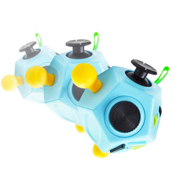 Anti-Stress Kubus voor Volwassenen & Kinderen – Focus, Rust & Concentratie – 12-in-1 Sensorisch Speelgoed More For Mini