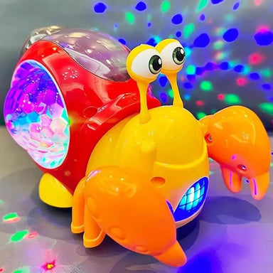 Interaktiv Musikalsk Snigel för Bebisar | CrawlBuddy Kryptränare & LED Leksak More For Mini