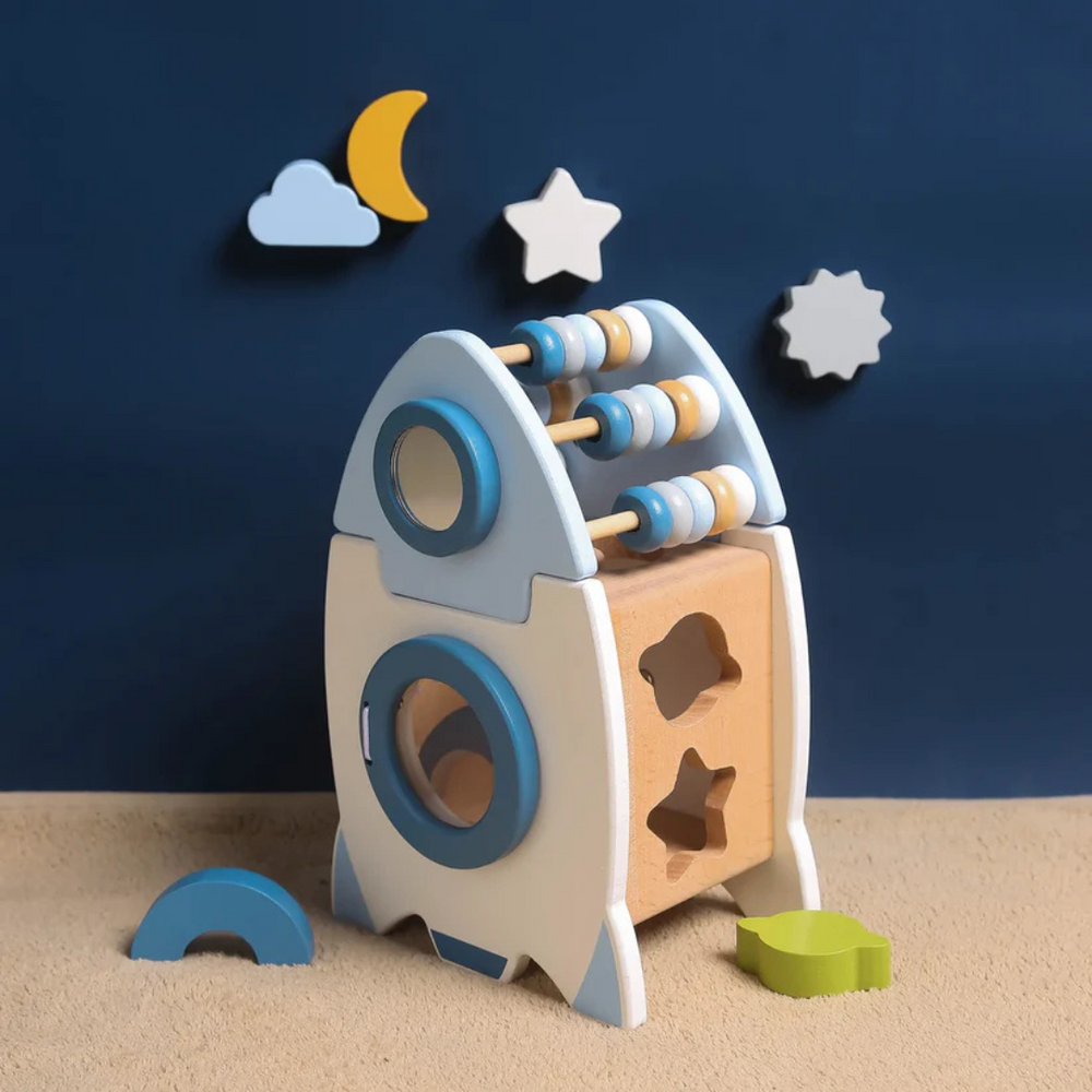 Educatief Houten Ruimte Blokkenspel | SpaceBuild Creatief & Montessori Speelgoed More For Mini