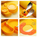 MiniMeal Peuterbord Set – Veilig & Antislip Bord voor Baby’s Vanaf 6 Maanden | Siliconen Zuignap Bord Met Bestek More For Mini