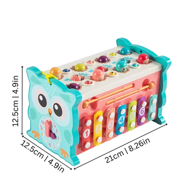 Montessori Hamerbord van Hout – Educatief Speelgoed voor Peuters (2-5 jaar) More For Mini