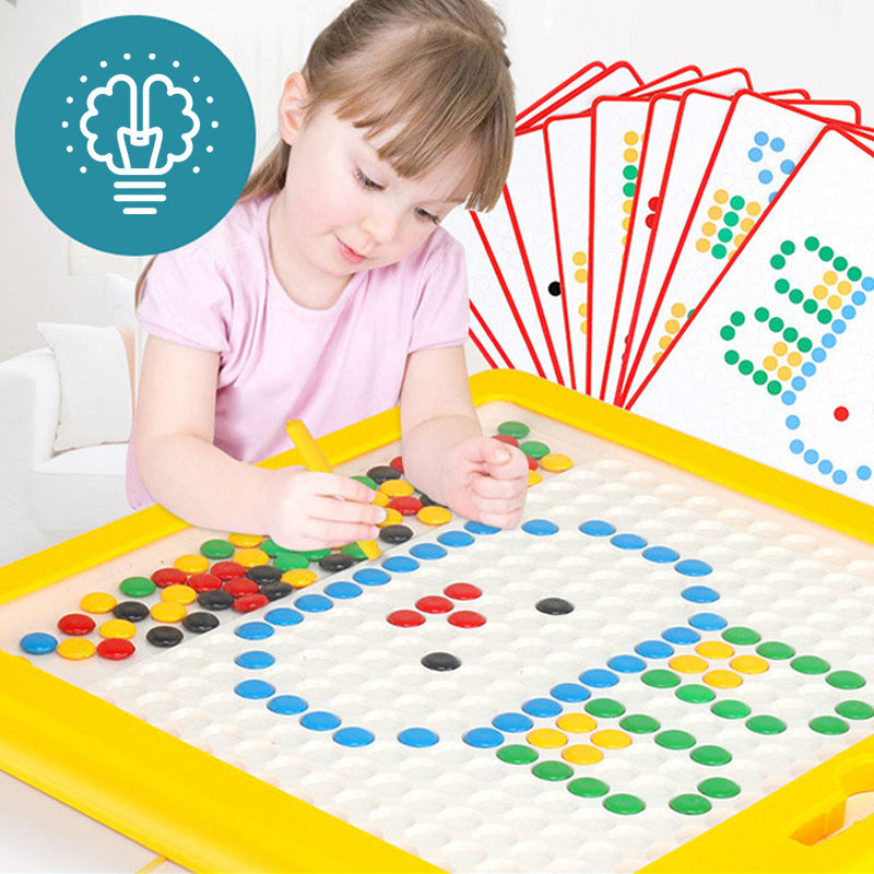 CreativBoard Magnetisk Ritbräda för Barn – Pedagogisk Leksak för Kreativitet och Färdigheter, 4–6 år More For Mini
