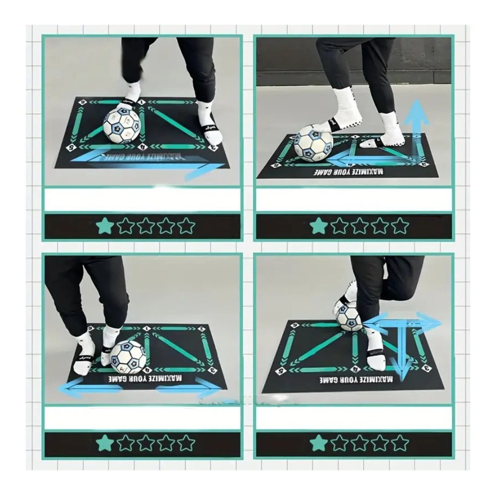 Fotbollsträningsmatta för Barn – SkillZone Pro Mat | Träna Bollkontroll & Fotarbete Hemma More For Mini