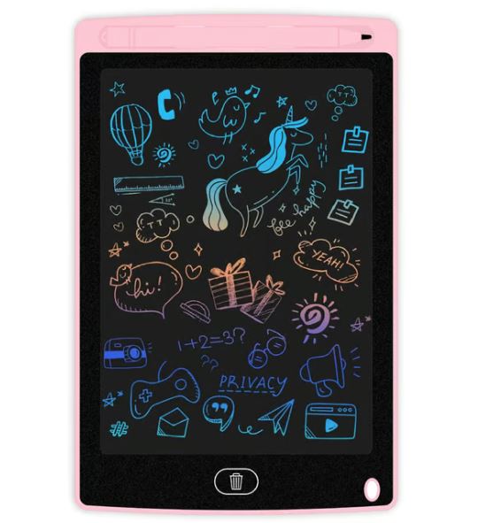 LCD Schrijftablet voor Kinderen – Herbruikbaar Digitaal Tekenbord met Wisfunctie – Ideaal voor Tekenen, Schrijven & Leren More For Mini