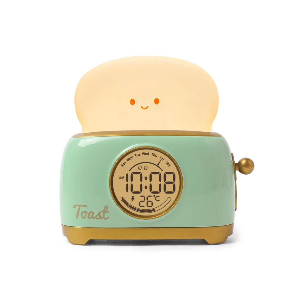 GlowToon Kinderwekker met Nachtlampje – Oplaadbaar LED Licht & Alarm voor Kinderkamer More For Mini