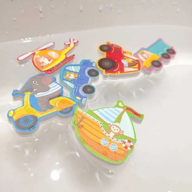 Badpuzzel Dieren voor Baby & Peuter – Foam Badspeelgoed Educatief & Drijvend – AquaBeestjes Set (20 stuks) More For Mini