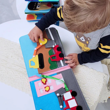 Montessori Aktivitetsbok för Småbarn – Pedagogisk & Resvänlig Leksak för Barn 2–5 år More For Mini