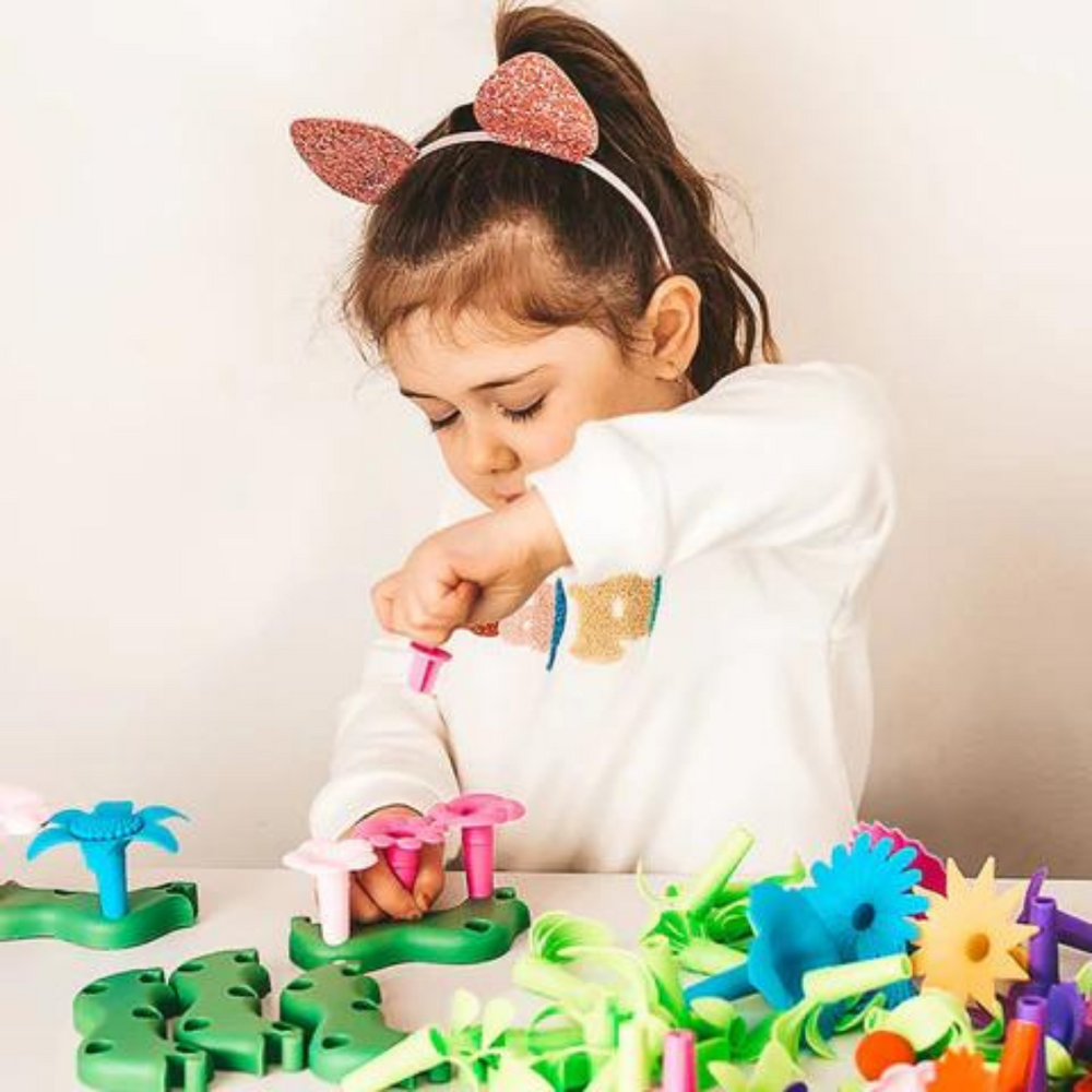 Montessori Bloementuin Speelset – Creatief Educatief Speelgoed vanaf 3 Jaar More For Mini