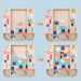 Houten Tetris Puzzelbord voor Kinderen – Educatief Speelgoed voor Fijne Motoriek & Logisch Denken More For Mini