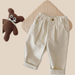 Casualbyxor med resår i midjan - Comfort Boys, Beige/Brun, Storlek 1-5 år More For Mini
