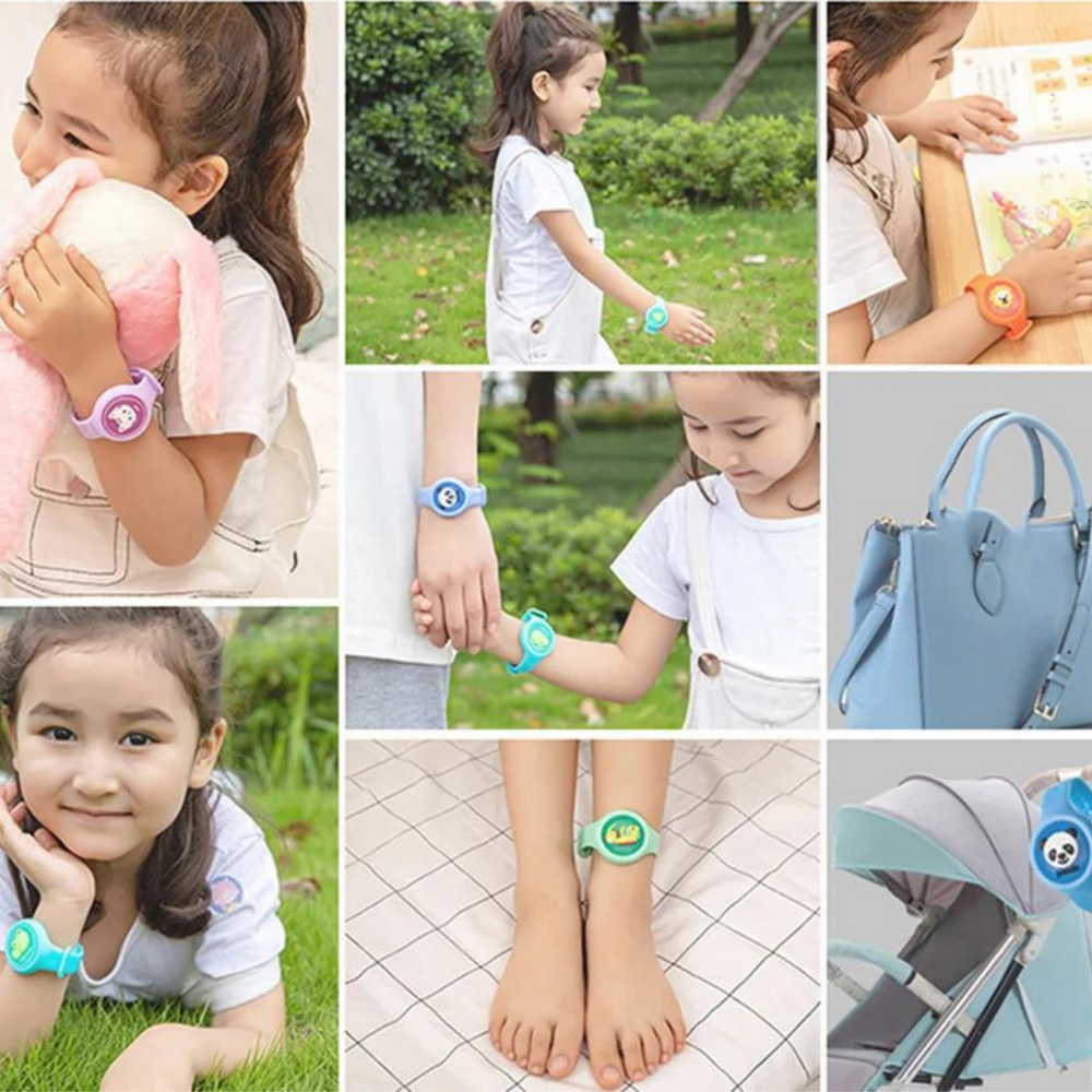 Myggavvisande Armband för Barn – Naturligt Skydd utan DEET | BuzzyBuddies by LittleNest More For Mini