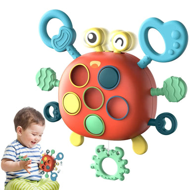 CleverCrabby™ Interaktiv leksak för småbarn – Stimulerar motorik och kognition med den glada krabban More For Mini