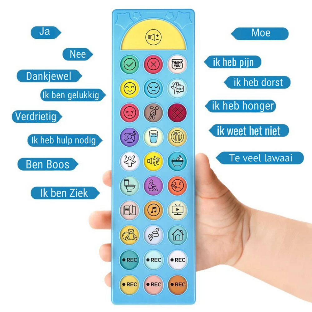 Interaktivt Kommunikationshjälpmedel för Barn – Talapparat med Symboler More For Mini