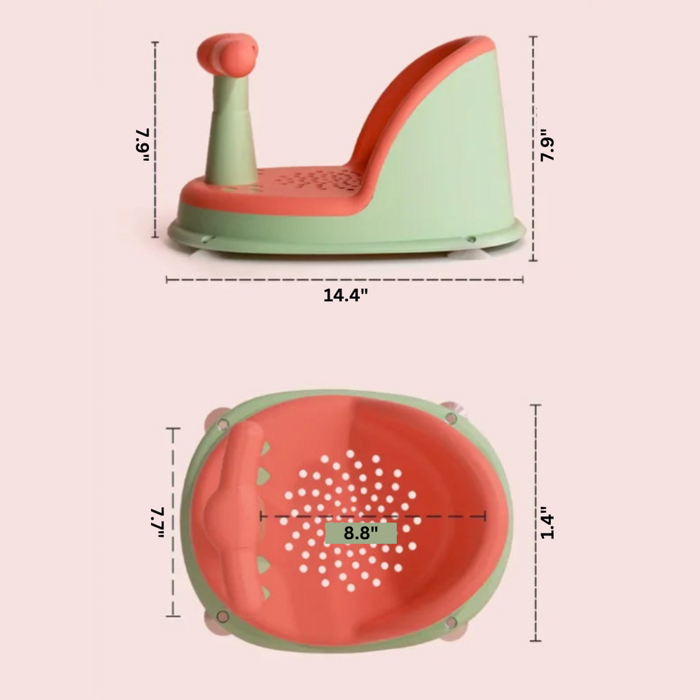 Ergonomisk Babybadstol med Halkskydd – Säker & Bekväm från 6 Månader More For Mini