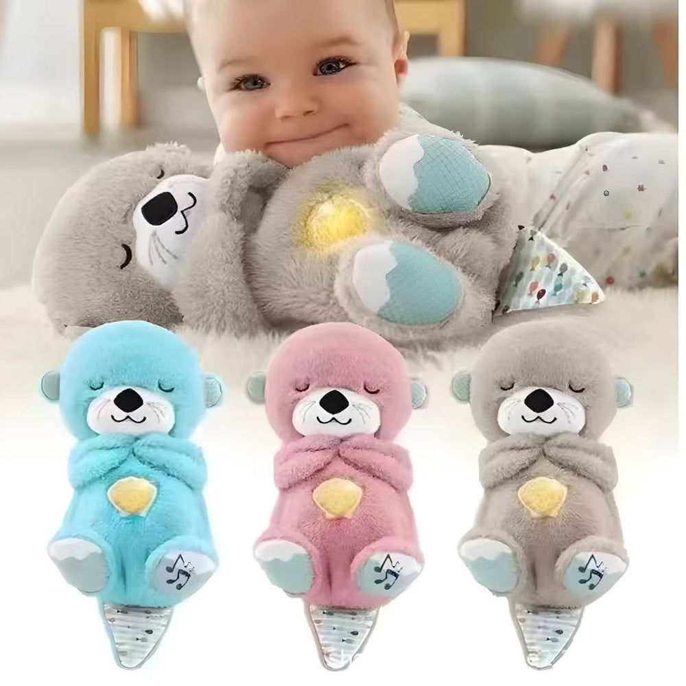 Knufflig Andningsbjörn – Lugnande Leksak för Bebis, Småbarn och Förskolebarn för en Bättre Nattsömn 0–8 År More For Mini